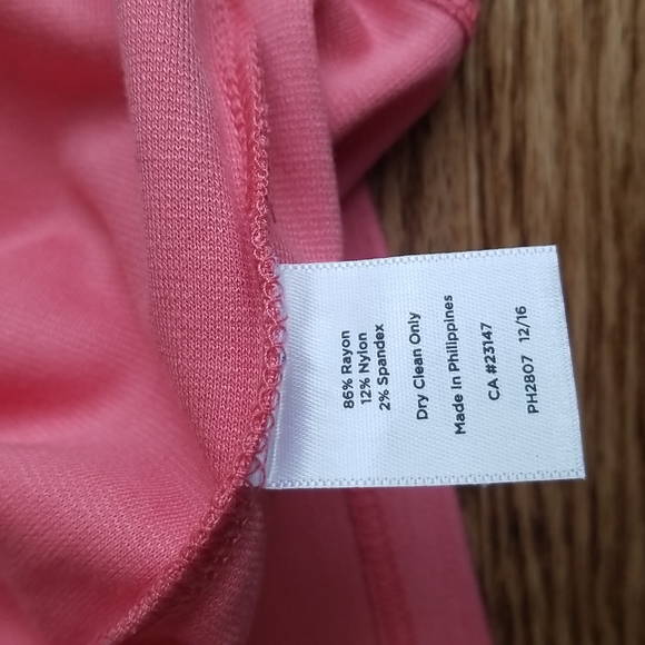 (XL) Talbots Business Casual Short Sleeve Rayon Blend Top - Picture 7 of 8